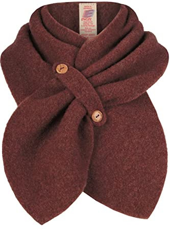Engel Natur, Merino Kinder Fleece Steckschal, 100% Wolle (kbT) (Zimt melange)