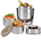 Hapivida Edelstahl Thermo Lunchbox, 1,5 Liter Essen Lunch Pot, 2 Etagen Doppelwand Isoliert Lunchbehälter für Warme Speißen, Mahlzeiten, Babynahrung, Suppe, Mittagessenzum Büro, Picknick im Freien