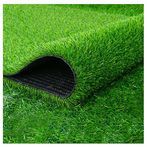 Konstgräs 3m X 15m Realistisk Astro Turf Matta Fake Grass Matts 20mm Luvhöjd Naturligt Inomhus Utomhus Konstgräs Underlägg(Size:3X5M)