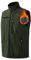 AjezMax Weste Herren Fleece Thermo Winterjacke Wasserdichte Winddichte Leitch Laufweste Vest Gilet Ärmellose Jacke für Radfahren Fahrrad Camping