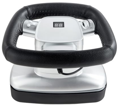 Happybuy Chiropractic Massager, 400-4600rpm Adjustable Speed, Professional Handheld Vibrating Therapy for Back, Neck, Shoulder Muscle Pain Relief, Orbital Massager, Ergonomic Design