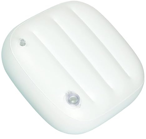 Rrlihjgu Siège Rehausseur Lesté pour Spa Coussin D'assise Gonflable pour Baignoire PVC Siege Rehausseur De Spa Coussin De Oreiller De Siège De Bain À Remous Intérieur Et Extérieur