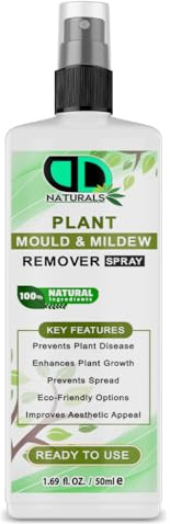 DD Teck Plant Mould & Mildew Remover Spray – Eradicates & Controls | Ready to Use Natural Fungicide for Flowers, Fruits, Veg & Shrubs | Indoor & Outdoor Plant Protection & Growth (100ml Spray)