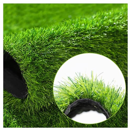 WLCNYL Césped Artificial Realista en Rollo de 2 x 10 m (20 mm de Grosor), Alfombra de césped Artificial de Aspecto Natural para Patio, jardín y Patio Trasero (tamaños: 2 x 2 m, 2 x 1 m)
