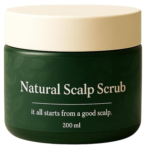 Scrub per capelli ed esfoliante naturale del cuoio capelluto, shampoo balsamo idratante per spiaggia, palestra, piscina, doccia, cura quotidiana dei capelli per salone professionale a casa spa routine