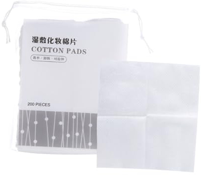 IWOWHERO Thin Makeup Remover Fashion Makeup Cotton Pads Stretchable Facial Pads for Women Great for Face and Cleanser Use