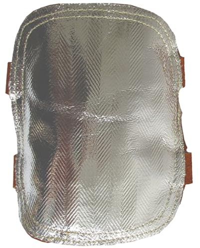 Oxxggkao Protección de mano resistente a altas temperaturas con respaldo recubierto de aluminio y guantes de soldadura de palma de cuero