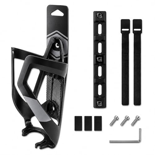 Portabidón Universal para Bicicleta – Soporte de Plástico Ligero con Base de Montaje Estándar – Ideal para MTB, Bicicleta de Carretera y Gravel – Diseño Resistente y Compacto
