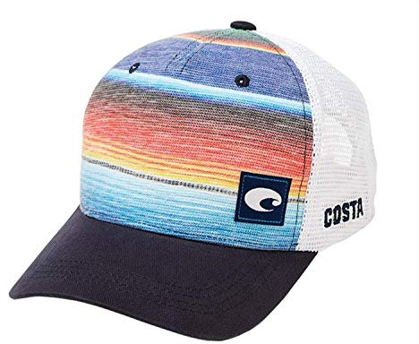Costa Del Mar Womens Trucker Hat, Blue