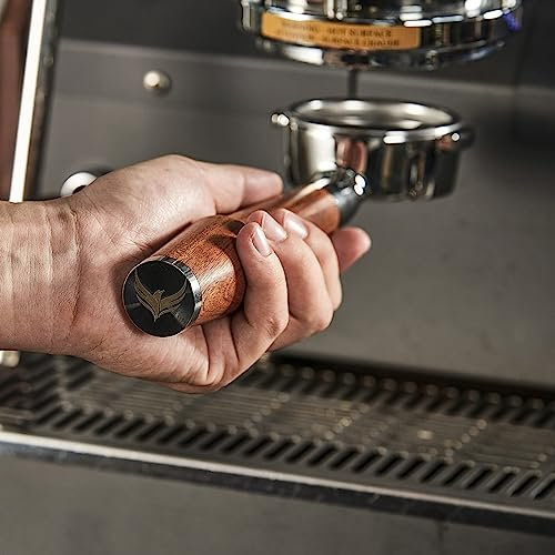 KNODOS Porte-filtre sans fond de 58 mm pour tête de groupe E61 | Portafilter nu professionnel de qualité barista | Compatible avec Lelit, Ascaso, Profitec, ECM, Rocket, Flair 58 et plus encore