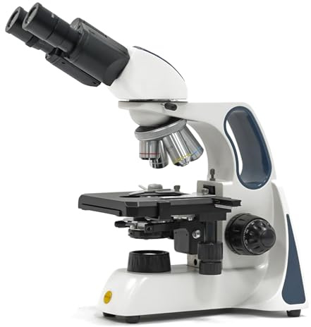 Swift SW400 Compound Binocular Microscope, 40X-2500X Magnification, Infinity Optical System, Wide-Field 10X/25X Eyepieces, Ultra-Precise Focusing, Mechanical Stage, Research-Grade Lab Microscope