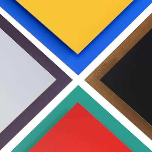 Creatorally Couleur Contreplaqué 3mm, Bois de Tilleul pour Gravure Laser 30x30 cm 8 Pièces, Coloré Contre Plaque pour Gravure et Découpe CNC, Plaque de Bois pour Bricolage, Pyrogravure (8 Couleurs)