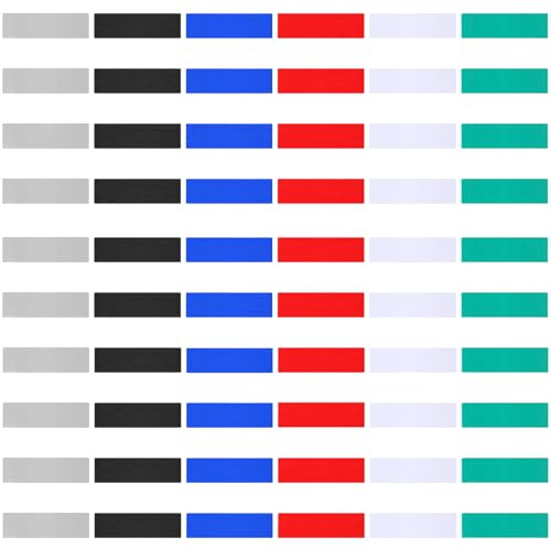 Lot de 60 entretoises en plastique pour plaques d'équilibrage, entretoises et cales de fenêtre, pour fenêtres, portes, sol, terrasse et bricolage, cales de vitrage lourdes de 1 à 6 mm