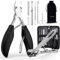 INXEN Profi Nagelschere Set, Edelstahl Maniküre Nagelknipser, Scharf Nagelknipser für Dicke & Eingewachsene Fußnägel,7 Pcs Pediküre Set Nagelschere Fussnägel