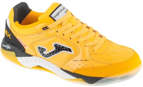 Joma Top Flex Plus 2528 IN TOUW2528IN Chaussures de sport en salle pour homme Jaune/noir, jaune, 42 EU