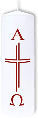 Osterkerze by Fritz Cox® eine christliche Kerze zum Osterfest als Zeichen des Glaubens und des ewigen Lebens (150060)