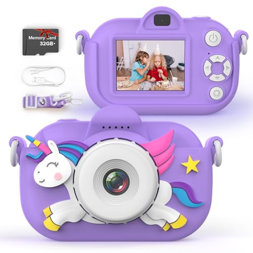 Kids Camera Toddler Toys for Girls Boys Aged 3-12, Kids Digital Video Camera, 3-12 Year Old Girls Boys Christmas Birthday Gifts Toys Kid Camera
