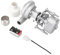 Lfhelper 500W Micro Hydroelectric Generator Wasser Turbine Generator Mini Hydropower Wasserturbine Energieerzeuger Wasserdurchfluss Wasserkraftgenerator AC220V