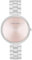Calvin Klein Analog Quarzuhr für Damen Kollektion Gleam mit Edelstahlarmbänder, Pink