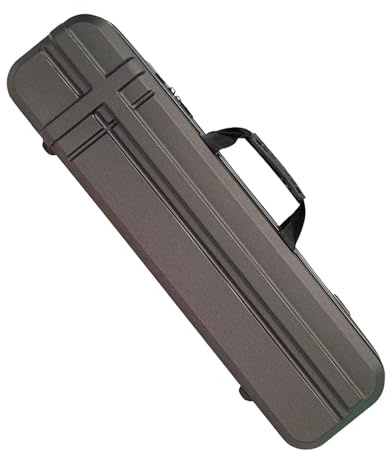 Fonowx Sac de Canne à pêche étanche, Coque Rigide, étui de Canne à pêche, Sac de Transport, Cadeau pour Hommes pour Voyage de pêche en Plein air, 80 cm Marron
