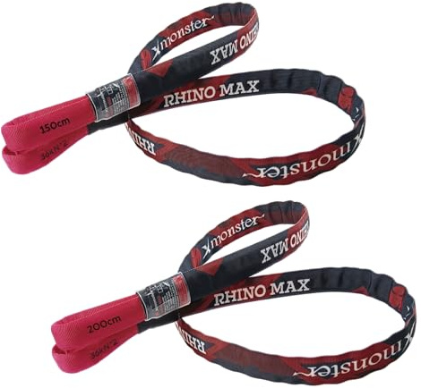 Xmonster Rhino Max High Strength Double Cores Anchor Sling 36kN+36kN Lightweight Wear-Resistant Strop (1.5m & 2m)