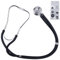 Estetoscopio Cardiología Multifuncional Estetoscopio Doble Cabeza para Enfermeras, Médicos, Estudiantes de Medicina, Uso Doméstico, D Eutal Transmisión de Ruido Negro