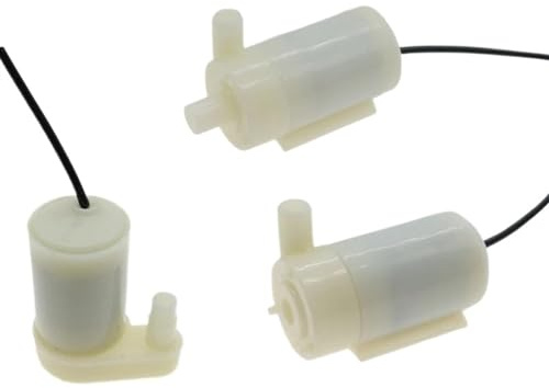 1 st nedsänkbar vattenpump amfibipump DC 3 V-6 V lågt brus 70-100 l/h för vatten fisk akvarium gör-det-själv (modell C)