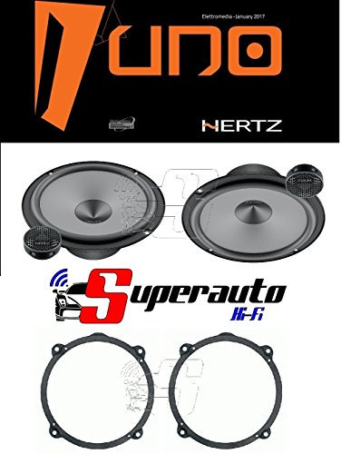 Hertz LINEA UNO K165 K 165 KIT ALTOPARLANTI DUE VIE CASSE AUTO 165 mm + supporti casse ALFA 147 Anteriore o Posteriore 165 cm