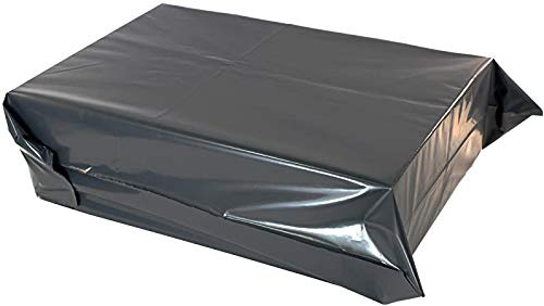 Realpack 100 x post-plastpåsar, grå, 305 x 405 mm (12 x 16 tum) Grå