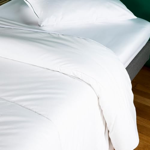Kadolis - Couette Enfant Hawi Enveloppe Tencel™ Lyocell Coton Bio 140x200 cm - Couette 4 Saisons pour lit 1 Personne - 300gr/m2 - Douce et Respirante - Oeko-TEX®
