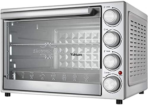 RKYRRKI Horno Horno Microondas Solo en Silver Tact Horno Doble Integrado - Horno Halógeno de Convección Premium de Acero Inoxidable Ideal para Asar, Hornear Estético y práctico