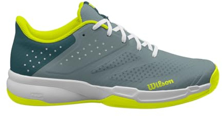 Wilson herr KAOS Stroke 2.0 tennissko, stormigt hav/djup blågrön/säkerhetsgul, 12 UK, Stormigt hav djup blågrön säkerhet gul, 12 UK