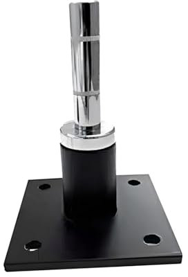 F Fityle Federflaggen-Basisständer, Strandflaggen-Basis, Sonnenschirmzubehör, wandmontierter Basishalter für Drachenbootrennen, Terrasse, Hinterhof, 90 Grad