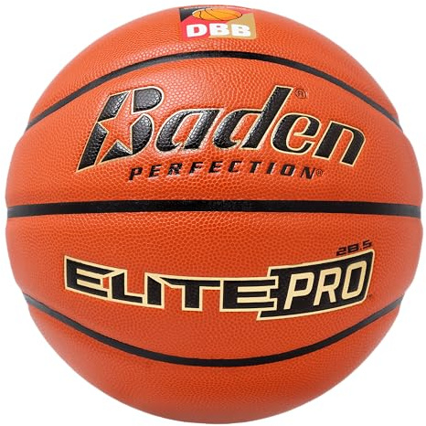 Baden Basketball Elite Pro - Spielball des DBB (Deutscher Basketball Bund), 6, orange