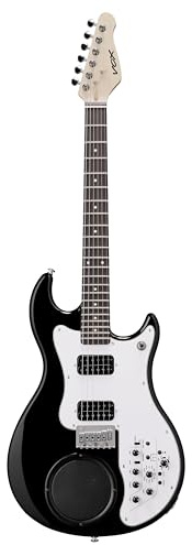 Vox APC-2 - Guitarra eléctrica con amplificador y altavoz integrados, máquina de efectos y ritmo, color negro