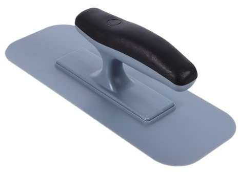 BAZEITFLOW Cazzuola di Finitura in Plastica Angoli Arrotondati, Utensile Manuale per Intonaco e Stuccatura, Frattazzo Piccolo Ergonomico per Lisciare Muri e Soffitti, Strumento