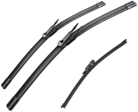 Scheibenwischer-Set (3-teilig) Für Für GLA-Klasse X156 2013–2015 61 Cm + 48 Cm + 30 Cm Vorne/hinten Inklusive Scheibenwischer-Schneider