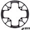 UPANBIKE Fahrrad Kettenblatt Schutz für Mountainbikes 104 BCD Aluminiumlegierung Kettenblattschutz für (36~38T, Schwarz).