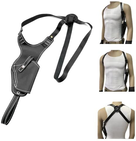 Gexgune Tactical Gun Holster Rechte Hand Lederpistole Schulterholster G1ock 17 19 31 32 b 96 92 Universal-Pistolenhalfter