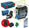 Bosch Professional 12V System Linienlaser GLL 3-80 CG (2x Akku 12 V, Ladegerät, grüner Laser, mit App-Funktion, Universalhalterung, Arbeitsbereich: bis 30 m, in L-BOXX) – Amazon Exclusive Set