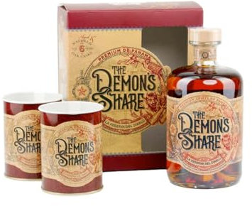 Coffret Demon's share 70cl 40°+ 2 verres timbales