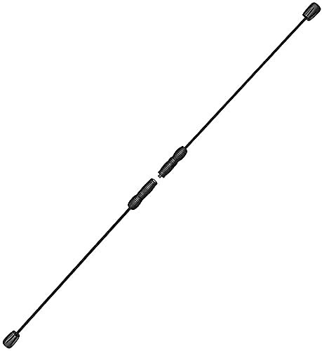 Pilates Stange Tragbares Yoga Stick Sport Schwingstab Erwachsene Swingstick Elastischer Fitness-Stick, Fiberglas-Sport-Sticks, zur Gewichtsreduktion, Ganzkörper-Tiefenmuskeltraining, Körperformung,