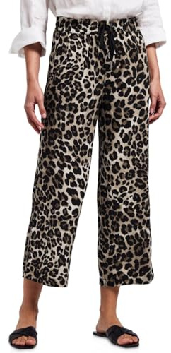 Street One Style LTD QR Emee Print HW Wide Leg Black 44