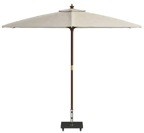 vidaXL Pied de Parasol Noir 45 x 45 x 45 cm Granite, Support de Parasol extérieur, Base en Granit Durable, Stable et Mobile, pour Jardin et terrasse