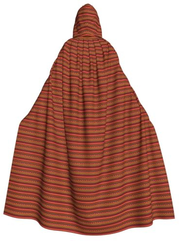NImongt mexikansk folkkonst boho-tryck vuxen en storlek mantel med huva cosplay halloween karneval jultema kostym