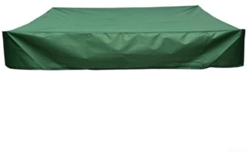Sandpit Cover, Square Waterproof with Drawstring Outdoor Garden Multi-Style Pool Cover, Children's Toy Sandbox Dustproof Protection(green)
