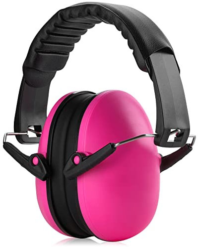MEDca Casque Antibruit Rose - Protection Sécurité Auditive Réduction de Bruit, Adapté pour Enfants