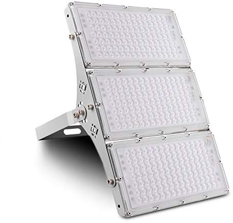 SOLIKU 300W Projecteur LED 24000lm Eclairage de Sécurité Imperméable IP65 6500K Blanc froid, Spot LED Extérieur pour éclairage public Garage Couloir Jardin