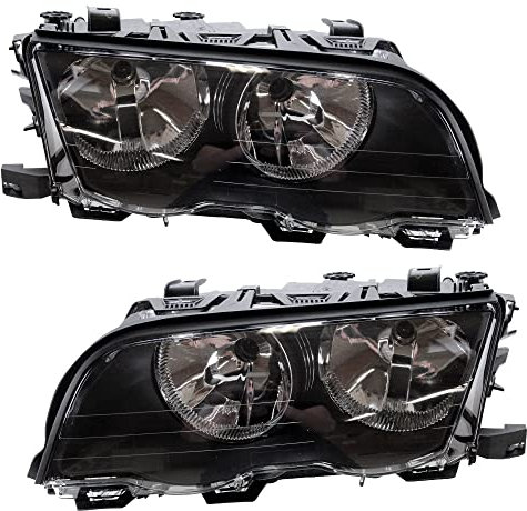 ATEC Germany 2x phares avant Phare principal gauche + droite Compatible avec BMW Série 3 (E46), 3 Touring (E46)