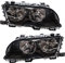 ATEC Germany 2x phares avant Phare principal gauche + droite Compatible avec BMW Série 3 (E46), 3 Touring (E46)